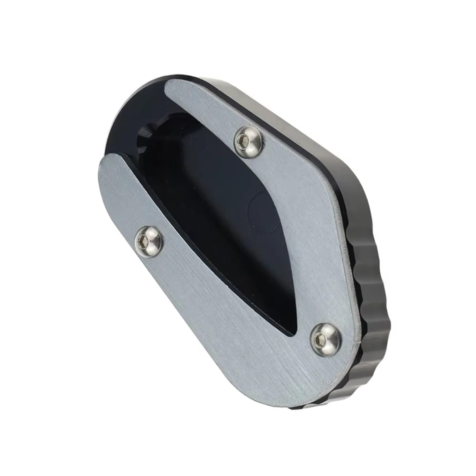 Ysslyeu Gray Kickstand Support Plate Compatible With Triumph For Bonneville T120 2016-2023 Kickstand Sidestand Stand Extension Enlarger Pad