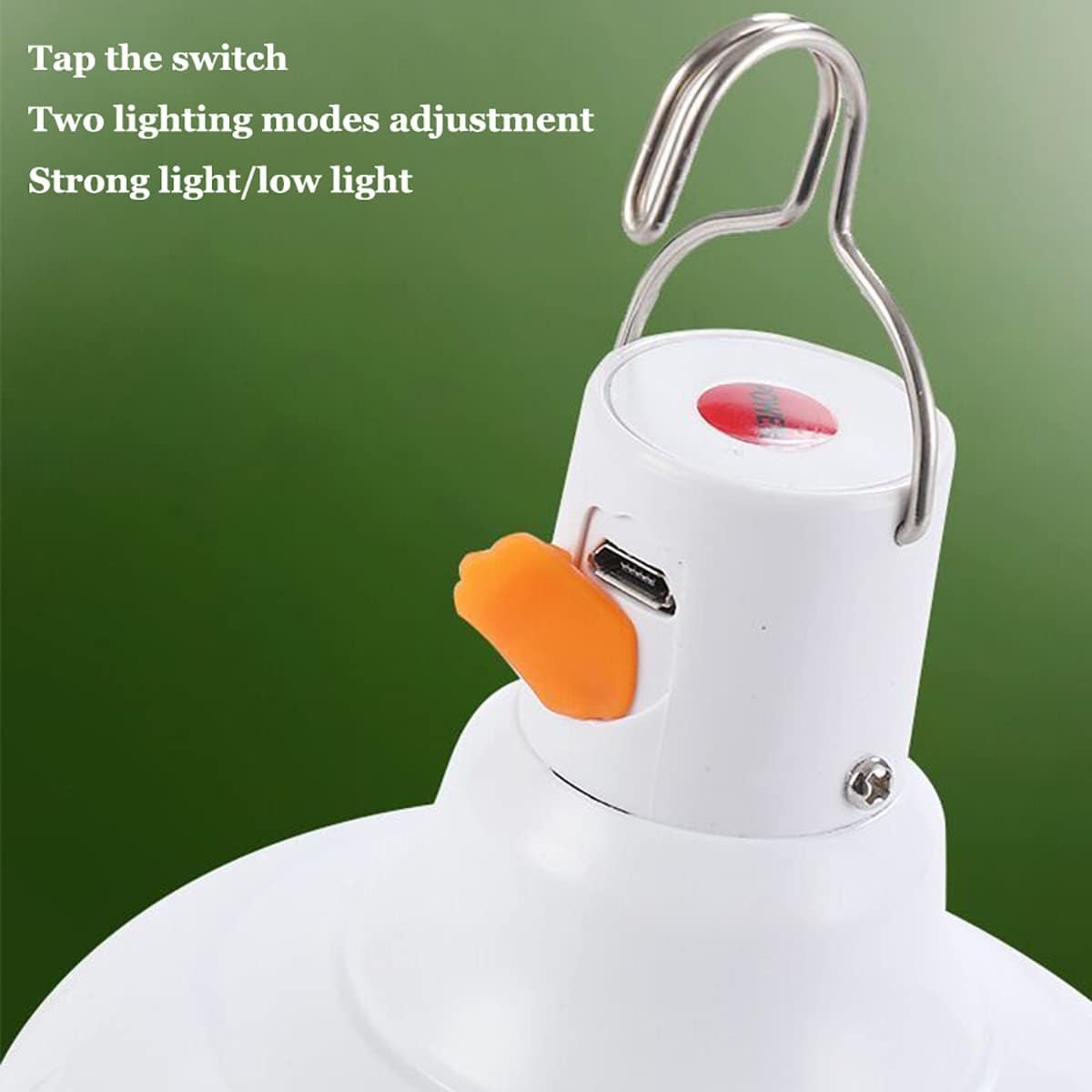 Lanterna LED Da Campeggio AYL Ricaricabile 2300 Lumen | Power Bank 5200 MAh Con 5 Modalità | Impermeabile Per Emergenze - 2