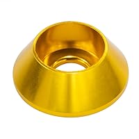 Vista 17 de [60 piezas] Arandelas de avellanado de copa de cono M3, aleación de aluminio anodizado, juntas de arandelas de cabeza, cuña de taza para tornillo