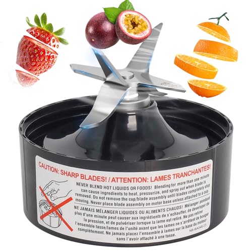 Image of Pro Extractor Blade Compatible with Nutribullet Lean 1200W Blender, Replacement Blender Blade Fit for Nutri bullet NB-203