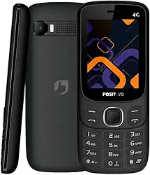 Celular Positivo P41 4G, Tela 2.4", 32MB RAM, Dual SIM, Rádio FM, Bateria 1000mAh - Preto