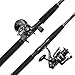 Abu Garcia 7’ Catfish Commando Cast Fishing Rod and Reel Baitcast Combo, 7’ 1-Piece Rod, 1 +1 Ball Bearings with Lightweight Aluminum Spool, 6500 Size Reel - 7' - Medium Heavy - 1pc