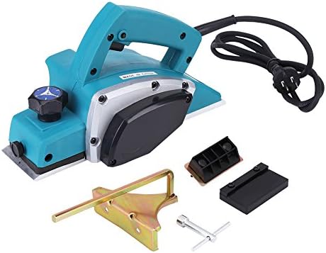 Electric Wood Planer Hand Held, 16000Rpm Hand Planer with Adjustable Planing Depth Power Planer for Woodworking Chamfer Home Use