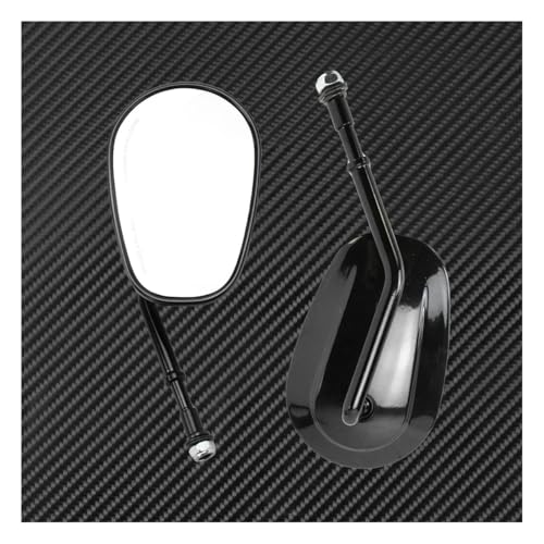 Retrovisor moto negra custom para Harley Dyna Softail Sportster XL883 Bobber 5