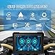 Kovanda Wireless CarPlay Portable Motorrad Navigator mit Front und Rückansicht Recorder, 5 Zoll Touchscreen wasserdicht GPS Navigation für Motorrad mit 64GB TF-Karte