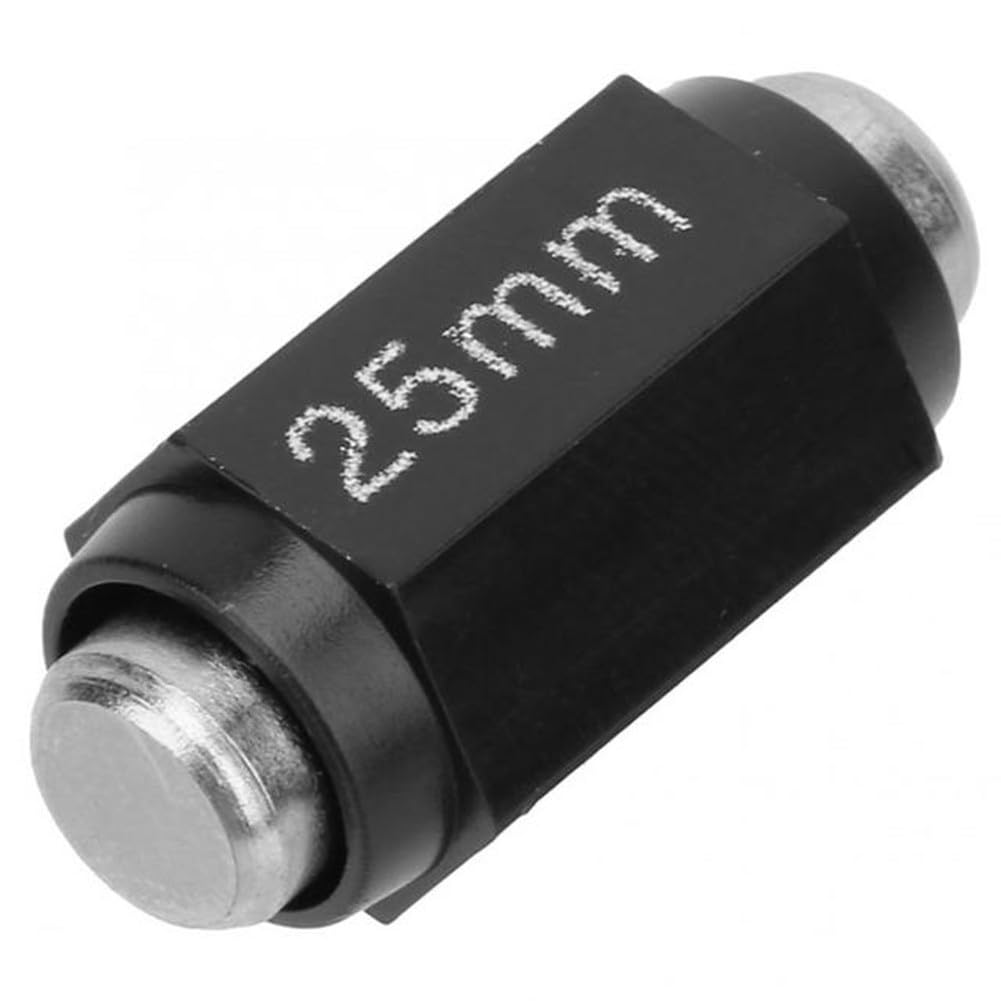 EasyByMall Jauge de tige d'étalonnage micrométrique en acier inoxydable, barre de référence pour micromètres extérieurs, outil de mesure (25 mm/50 mm/75 mm/100 mm)