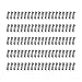 DBM IMPORTS 100 PCS Gridwall Utility Hook Grid Wall Panel Display Picture Notch Chrome