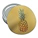 Pineapple on Yellow Background Round Rubber Non-Slip Jar Gripper Lid Opener
