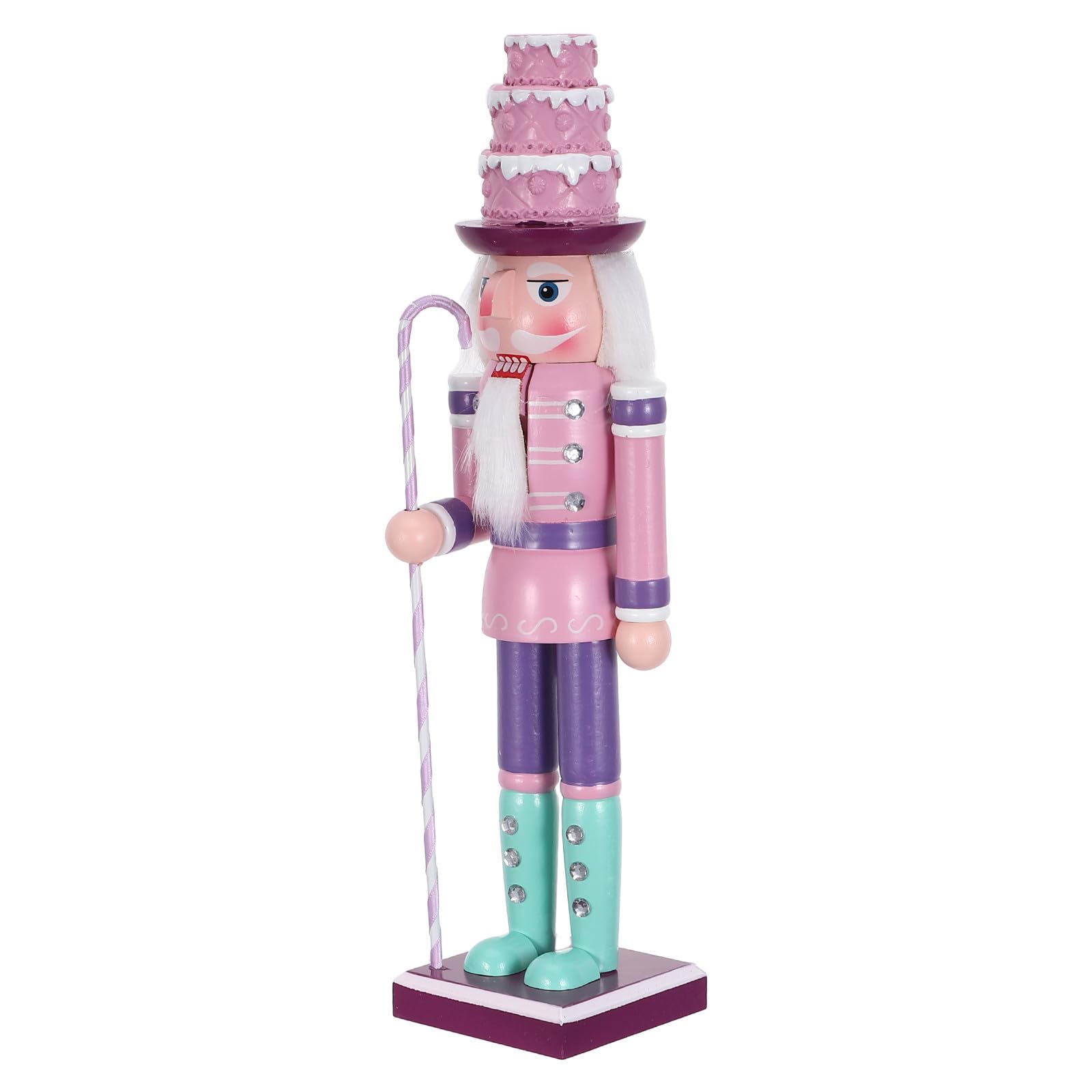 Cascanueces decorativo rosa Veemoon, regalo original de San Valentín y adorno para niñas