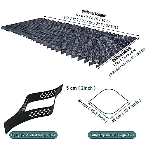 Caillebotis en polyéthylène pour fixer le gravier instable - 4