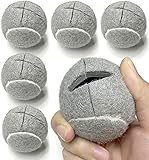 Damaisely 6 PCS Precut Tennis Balls for Walkers, Durable Walker Tennis Balls for Chairs, Furniture Legs - Floor Protection, Universal Precut Walker Glide Balls for Easy Installation