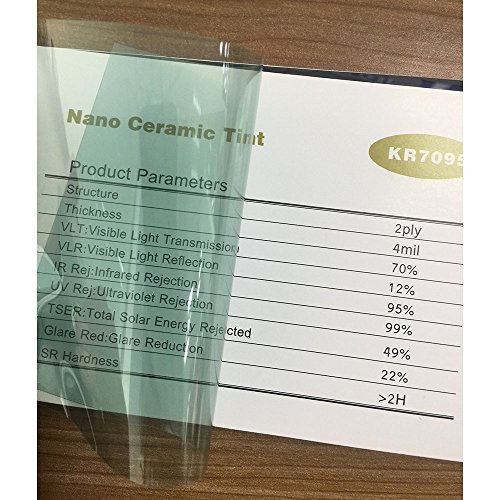 HOHOFILM K70 Nano Ceramic Car Window Tint Solar Tint 70% Window Solar Film Glass Heat Rejection 152cmx500cm
