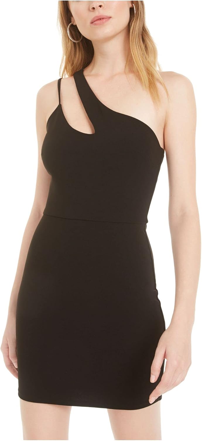 B. Darlin Womens Solid Sheath Dress, Black, Juniors, 15/16