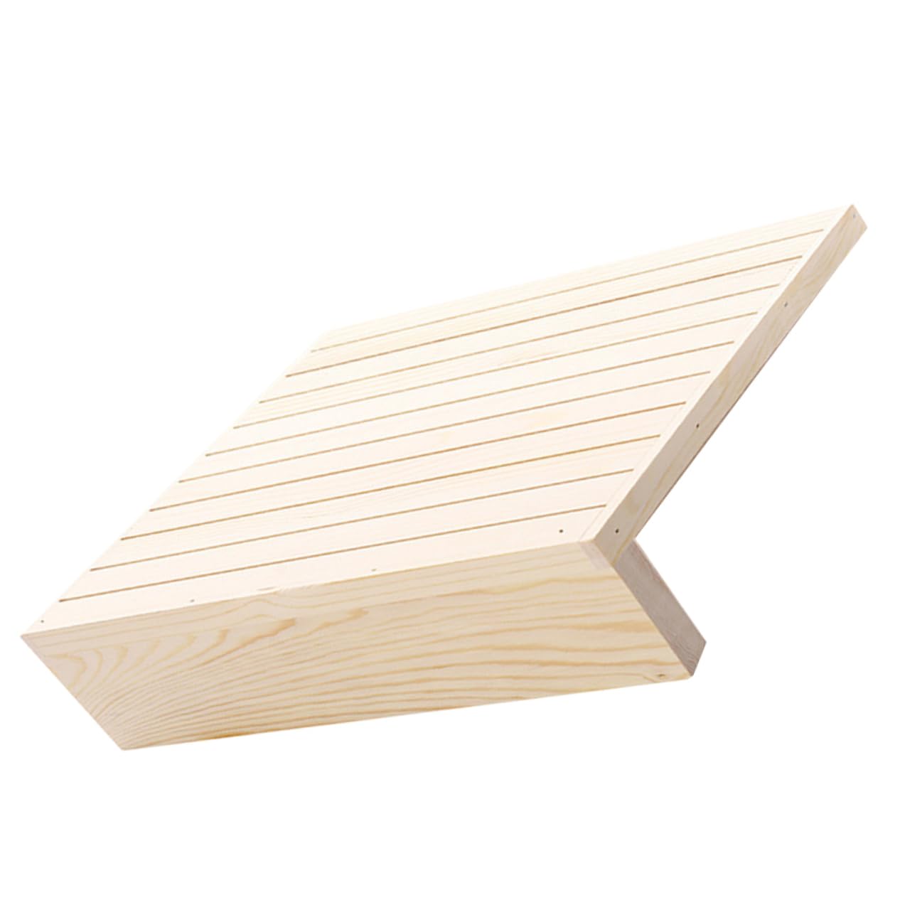 Healeved Soporte Organizador de Joyas de Madera para Pendientes y Tarjetas | Color Caqui, Diseño Rústico y Elegante, para Tocador y Dormitorio, Estructura Práctica y Cómoda