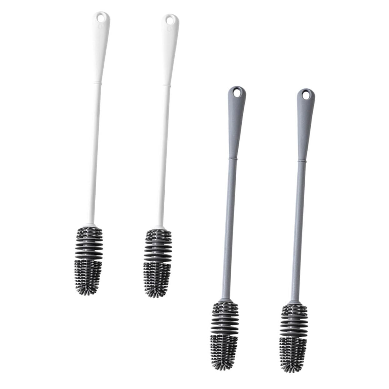 COLLBATH 8pezzi Spazzolini Per Silicone Versatile Per Bottiglie e Borracce Antiscivolo