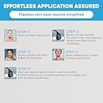 Ultra-Wide Derma Roller for Face - At-Home Microneedling Kit, 0.25 mm Microneedle Roller for Skin Care, Derma Roller for Scalp Hair and Beard, Superior to a Microneedling Pen/Derma Pen - Image 5