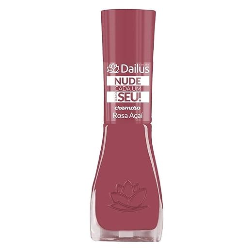 Esmalte - Nude Cada um Tem o Seu 08-Rosa Açai, Dailus, Rosa Açaí