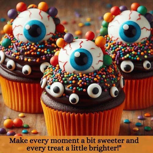 Image of Confect Halloween Pearl Sprinkles Mix - Lime Green, Midnight Purple, White & Ghostly Black - Edible Sprinkles for Cake, Cupcake & Cookie Decoration - Horror Happy Hour Theme- 4.2 Oz