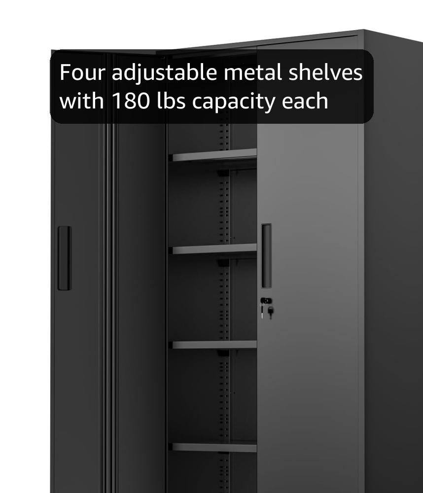 iron shelf 1200 L【引取り限定】 Amazon.com: INTERGREAT 72-Inch Metal Storage Cabinet for Garage