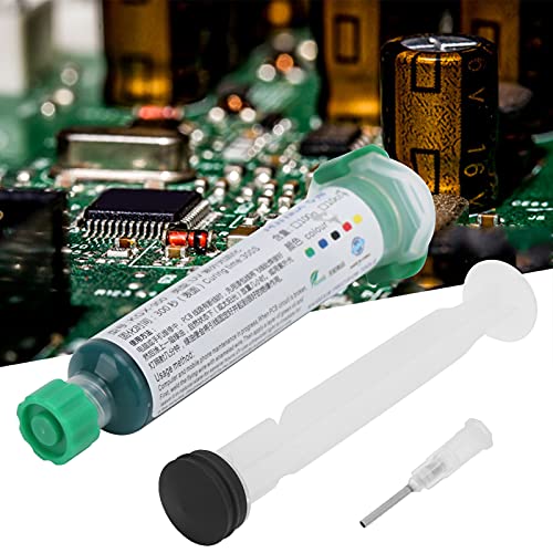 Image of KGX‑900 Solder Mask Ink, Curing Solder Resist Ink KGX‑900 Green, Light Curing Solder Mask Ink with Pusher Needle for PCB Soldering