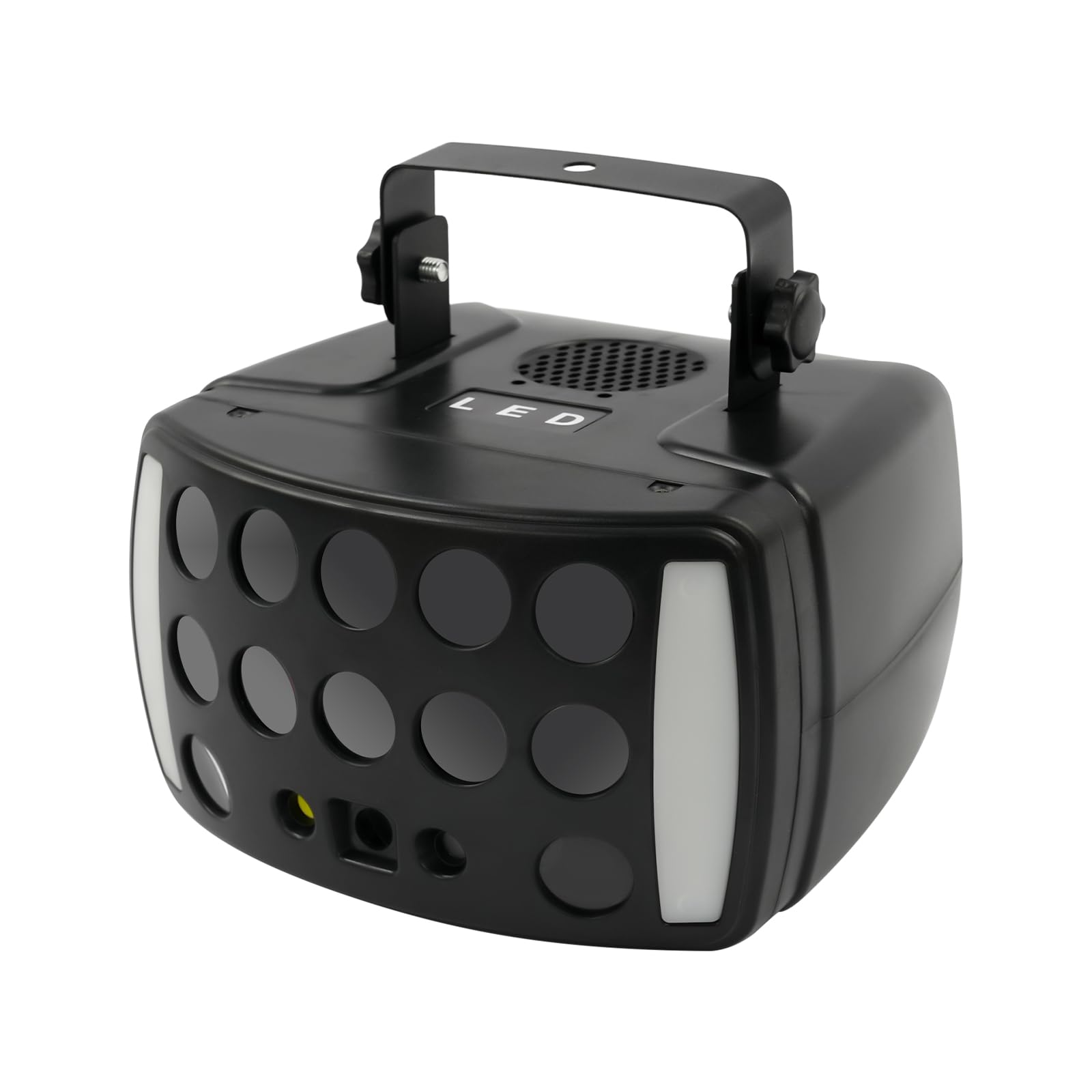 Lumière de fête 50 W, lumière disco portable 7 couleurs, lumière disco LED RGBW avec télécommande, stroboscope UV RVB pour fête, club, Halloween, Noël