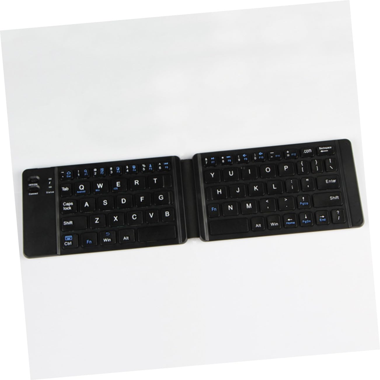 Housoutil Tastiera Wireless Pieghevole Tasti Design Pieghe Compatto per Cellulare Tablet e Computer Portatile Realizzata in Materiale Abs Resistente