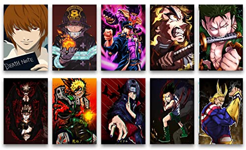 Image of VEENSHI Paper Set Of 30 Anime Wall Poster Tokyo Revener,Chainshaw,Haikyu,Naruto,Onpiece And More Anime Mix Posters (Size 11.8X8.3 Inch 300 Gsm Hard Poster)