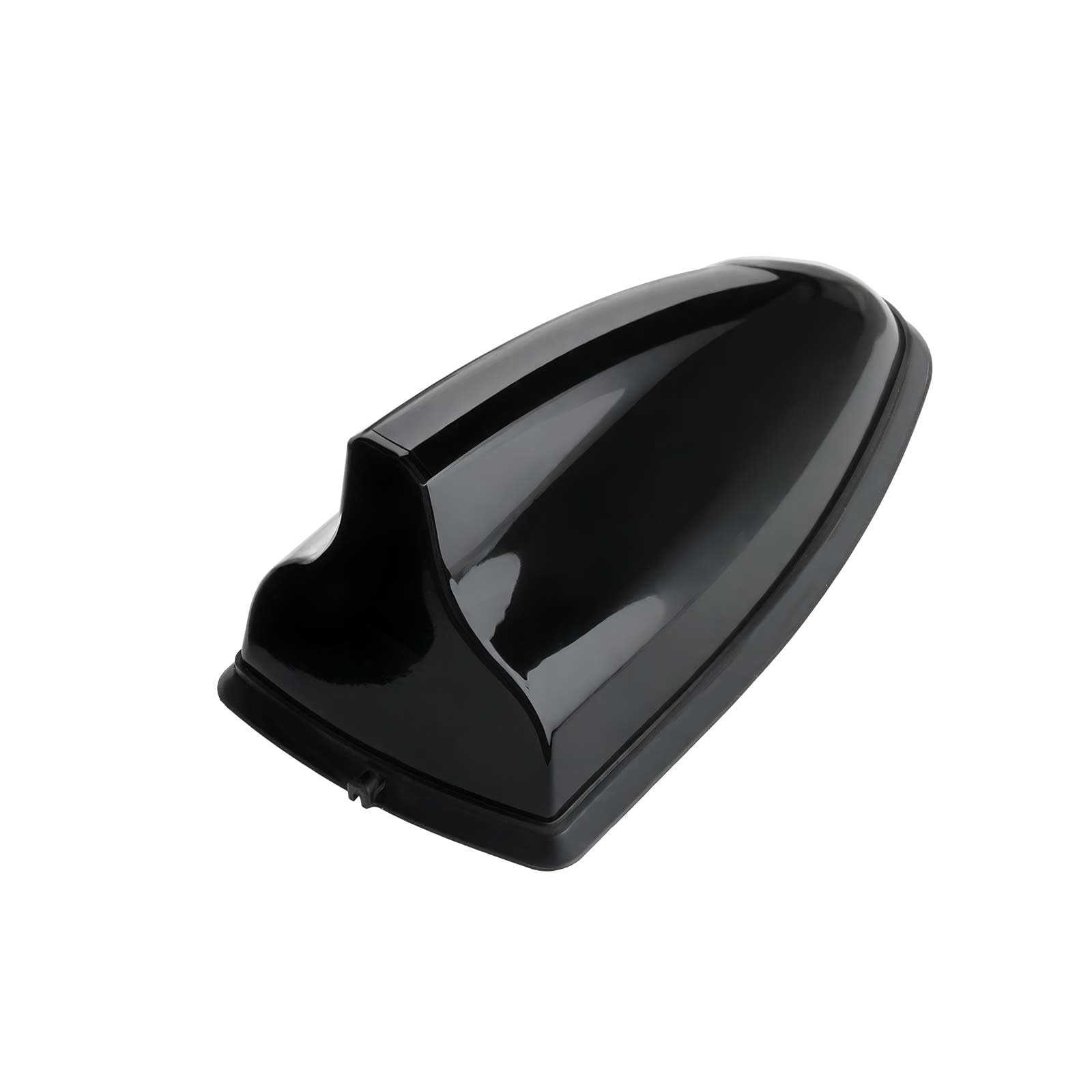 Bingfu Antenna Pinna Squalo Auto - Radio AM/FM, Ricezione Segnale Stabile, Bassa Resistenza al Vento e Design Elegante, Alloggiamento ABS Resistente con Nastro Adesivo per Maggior Parte Auto, Nero
