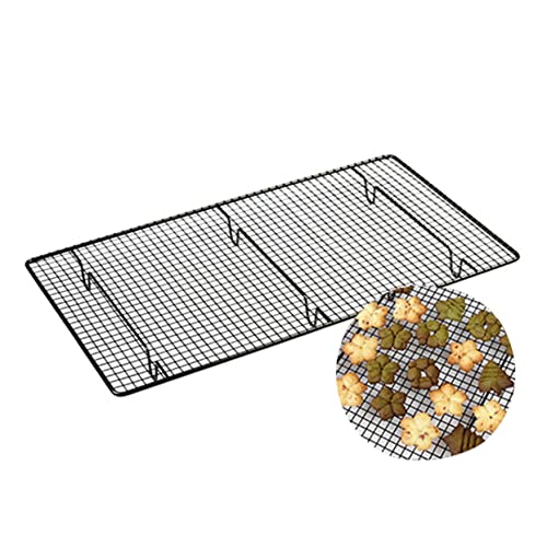 ABOOFAN Sturdy Wire Baking Rack Large Tiered Cooling Rack Nonstick for Cookies Cakes (26 Inches Black)