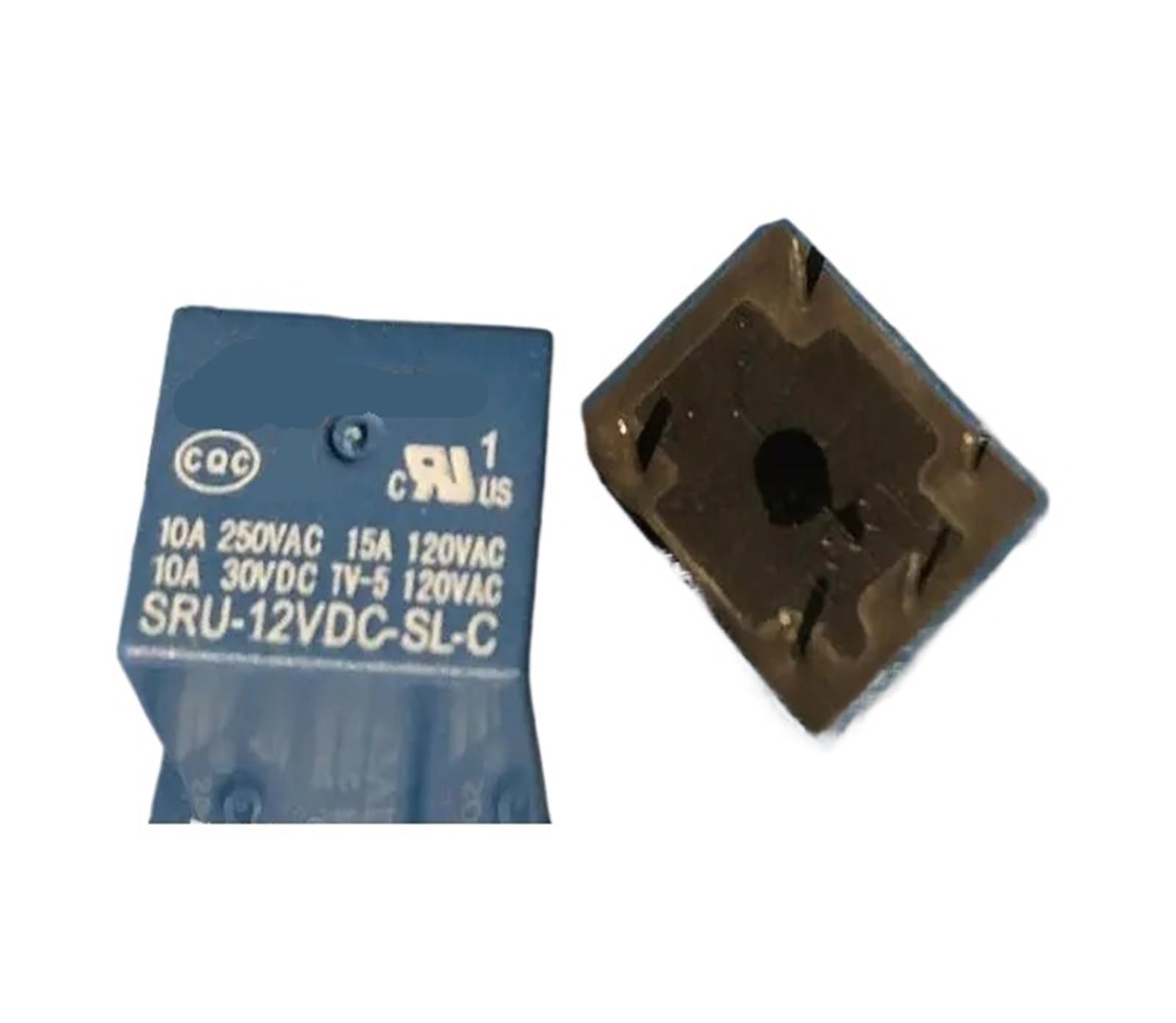 Relé SRU-12VDC-SL-C de 5 pines y 12V 10A para control electrónico continuo 1