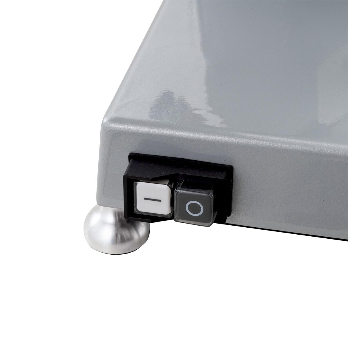 GastroHero Aufschnittmaschine 250 mm, einstellbar, Aluminium ASM250 | Wurstschneidemaschine, einstellbare Schnittstärke 0,2-12 mm, Schnittlänge 210 mm, Schrägschneider