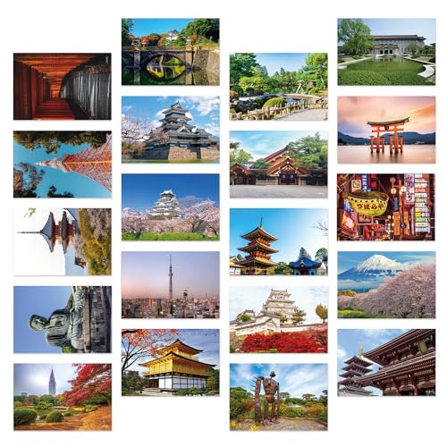 Dear Mapper Vintage Japan Landscape Postcards Pack 20pc/Set Postcards from