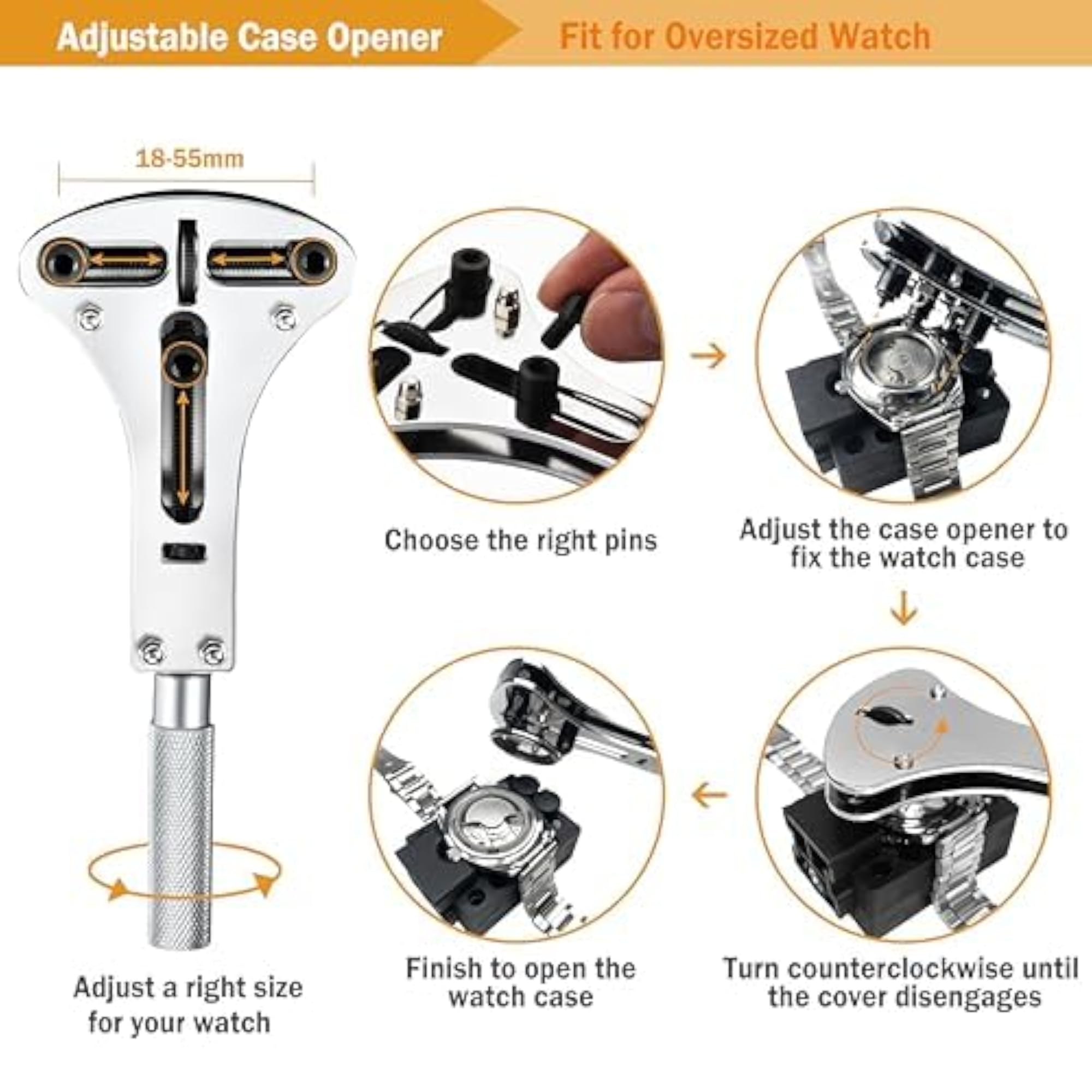 Watch Repair Tools Kit, ET 149pcs Watches Battery Replacement