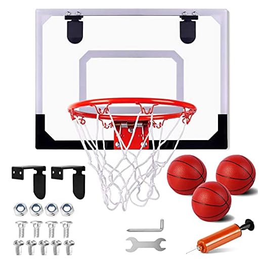 STAY GENT Mini Canasta Baloncesto Interior para Niños y Adultos, Canasta Aro Baloncesto Muro Montado para Dormitorio, Hogar y Oficina, Infantil Juguetes Set de Regalos de Baloncesto para Niños Niñas