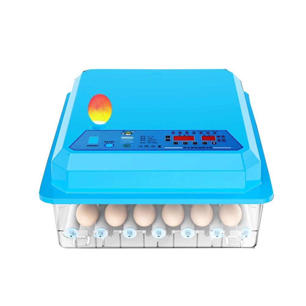 Incubatrice con girauova Automatico Controllo della Temperatura e dell'umidità della schiusa di Pollo Digitale con Display per Piccione D'Oca D'Anatra (Dimensioni : 9egg)