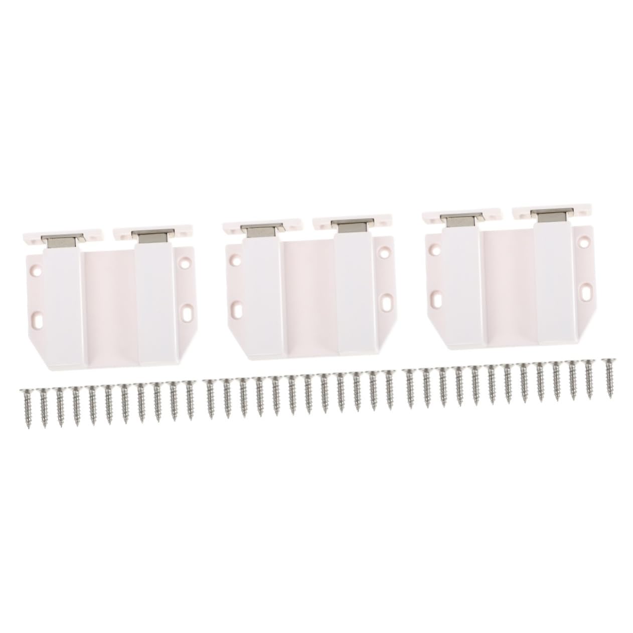 Double touch magnetic catch Jojofuny pour rénover les placards de cuisine blancs