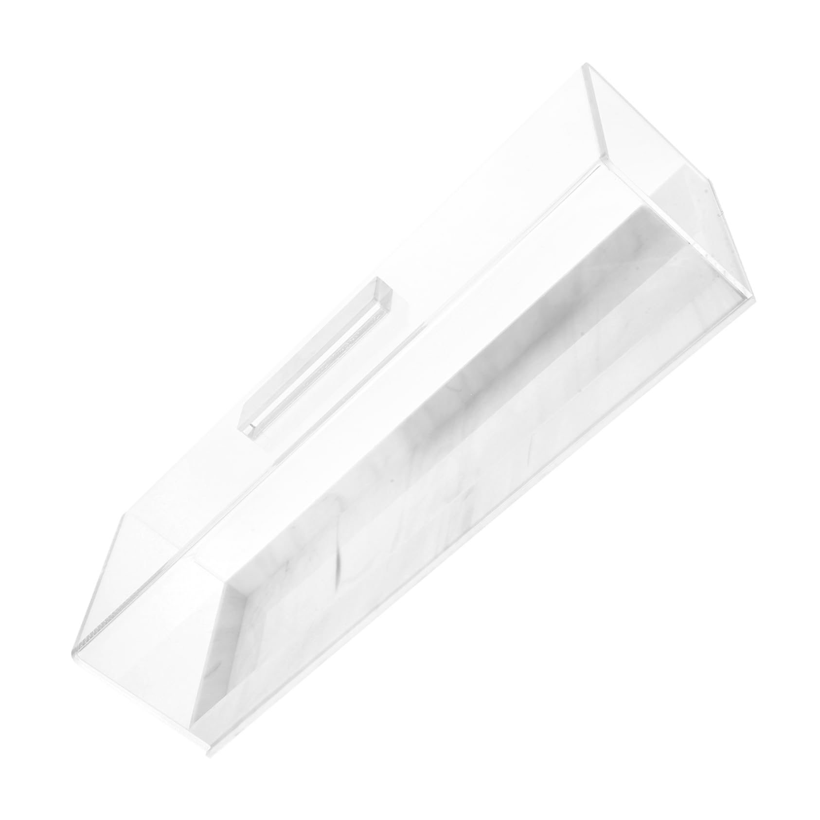 ABOOFAN Acrylic Serving Tray Lid Rectangle Cake Holder Cake Plate Lid for Home Party