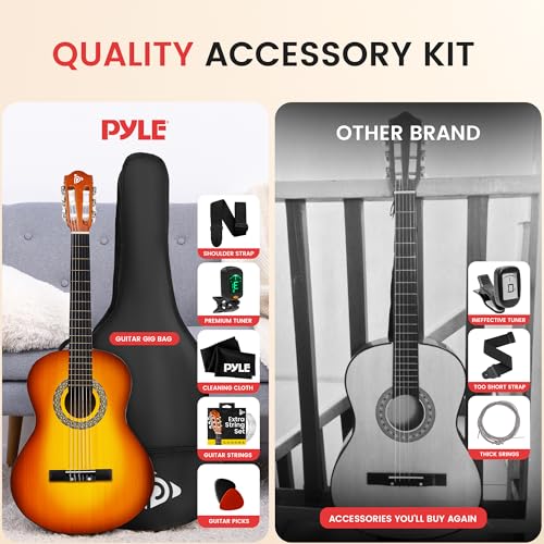 Pyle PGACMS90SBD Beginner Acoustic Guitar Kit thumb #5