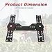 ELITEWILL Universal Atv Snow Plow Mount Bracket with Black Powder Coating Replace OEM #105745 & #10-5745