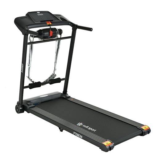by Cult.Sport FT98CM Carbon Motorized Multifunction Treadmill | 2 HP Peak | 14 Km/hr with Diet Plan Services and Trainer Led Sessions