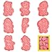 Emporte Pièce, 8pcs Moule Biscuit, Decoupoir Patisserie , Tampon Biscuit Animaux, Moule Empreinte Patisserie, pour Décoration de Fondant, Biscuit, Cookie, Gâteau
