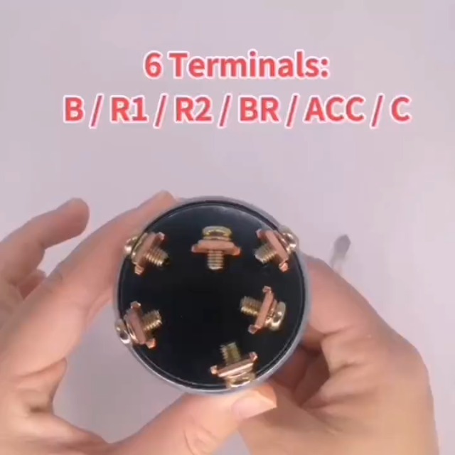 Ignition Switch with 4 Position 6 Terminal 2 Keys