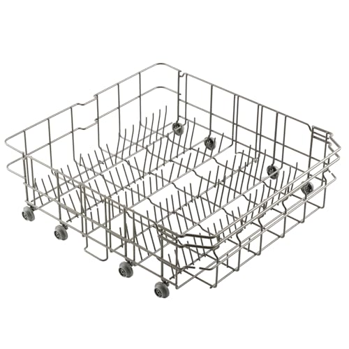 Atgestore DD82-01384A Dishwasher Lower Rack Replacement Parts for Samsung Dishwasher Parts DD81-02295A DW80R2031US/AA DW80M2020US/AA Lower Dishrack Assembly Dishwasher Bottom Rack Roller
