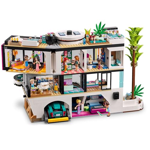 Friends La Villa Moderna di Andrea, Giochi di Ruolo per Bambine, Bambini e Adolescenti da 14 Anni in su, Casa Delle Bambole Giocattolo da Costruire con Accessori, Regalo di Compleanno 42639 - Lego - Immagine 3