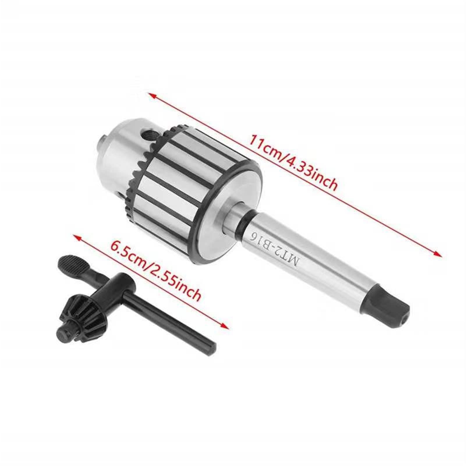 Uchwyt tokarski, 1 zestaw MT1 MT2 MT3 MT4 B10 B12 B16 B18 0,6-6/1-10 1-13 3-16 5-20 Tapper Shank Wiertła Chuck Arbor Tokarka CNC. Wiertarka wiertła(MTB2-B10((0.6-6MM))