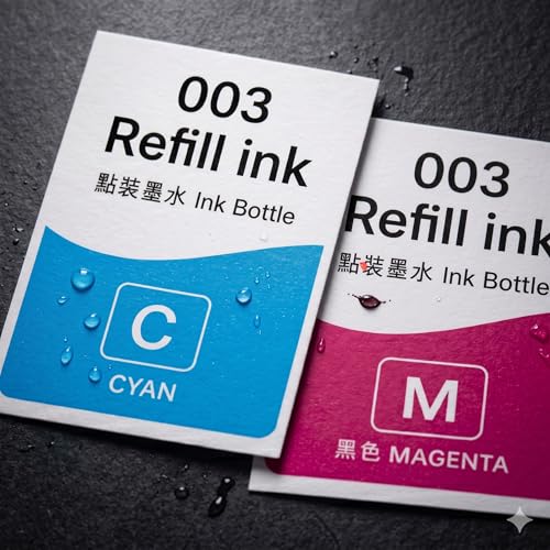 Image of Dtron 001 /003 Compatible Refill Ink 5x70mls for Epson L3150 L3110 L3100 L3151 L3152 L1110 L3115 L3116 L3156 L4150 L6170 L4160 L5190 L6190 L6179 Printers (Black-2 Colour-3) Pack of 5