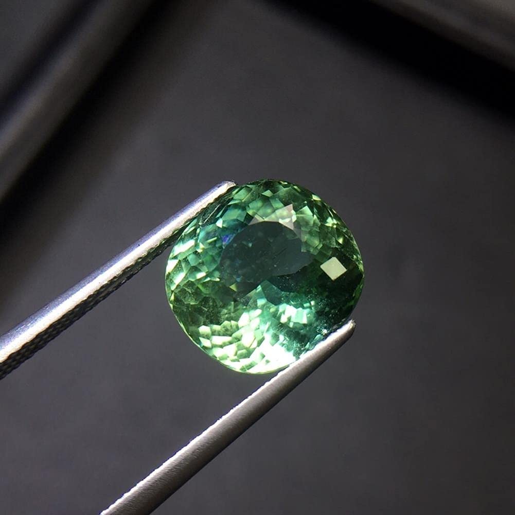 Domowe Kolekcje Kryształowy Surowy Naturalny Zielony Turmalin Oryginalny Kamień Turmalin Kamienie szlachetne Luźne Kamienie do Produkcji Naszyjników do Tworzenia Biżuterii (Rozmiar: 10g)