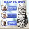 Flea and Tick Collar for Cats 2 Pack, 8 Months of Cat Flea Collar Protection 2 Collars Made with Premium Plant Based Essential Oil Waterproof and Natural Treatment Prevention Free Comb #2