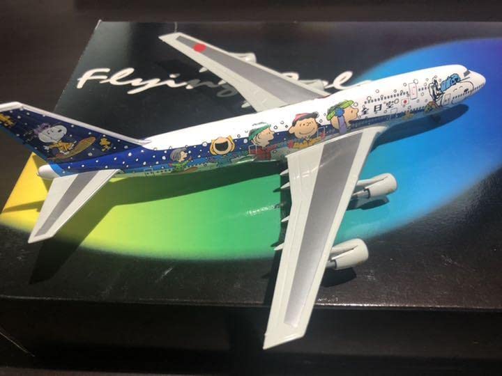 Amazon.co.jp: 1/400 B 747-481D ANA All Nippon Air Snoopy JA8965