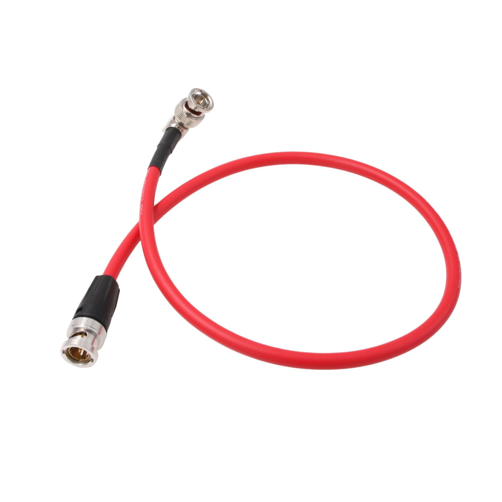 HangTon 12G 4K SDI Coaxial Video Cable BNC to BNC Canare LV-61S 75 ohm for Camera Monitor Flexible Shielded 80cm - Image 4